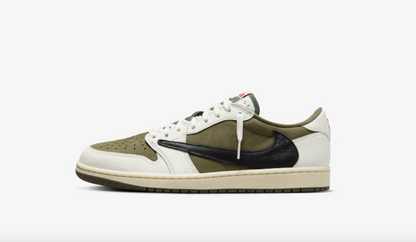 Air Jordan 1 Low x Travis Scott Reverse Olive