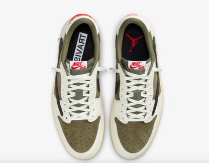 Air Jordan 1 Low x Travis Scott Reverse Olive